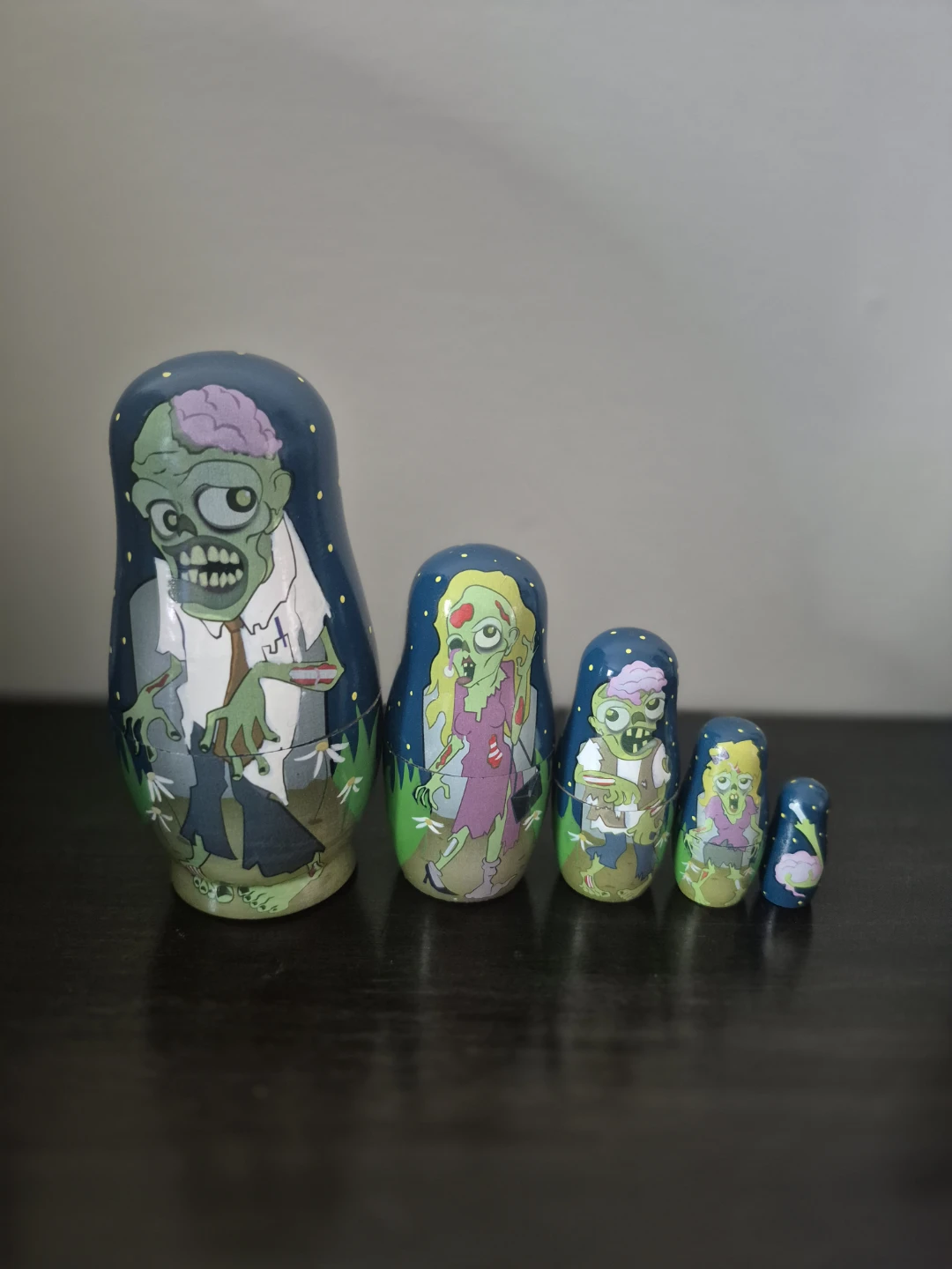 Zombie Matryoshka Nesting Dolls