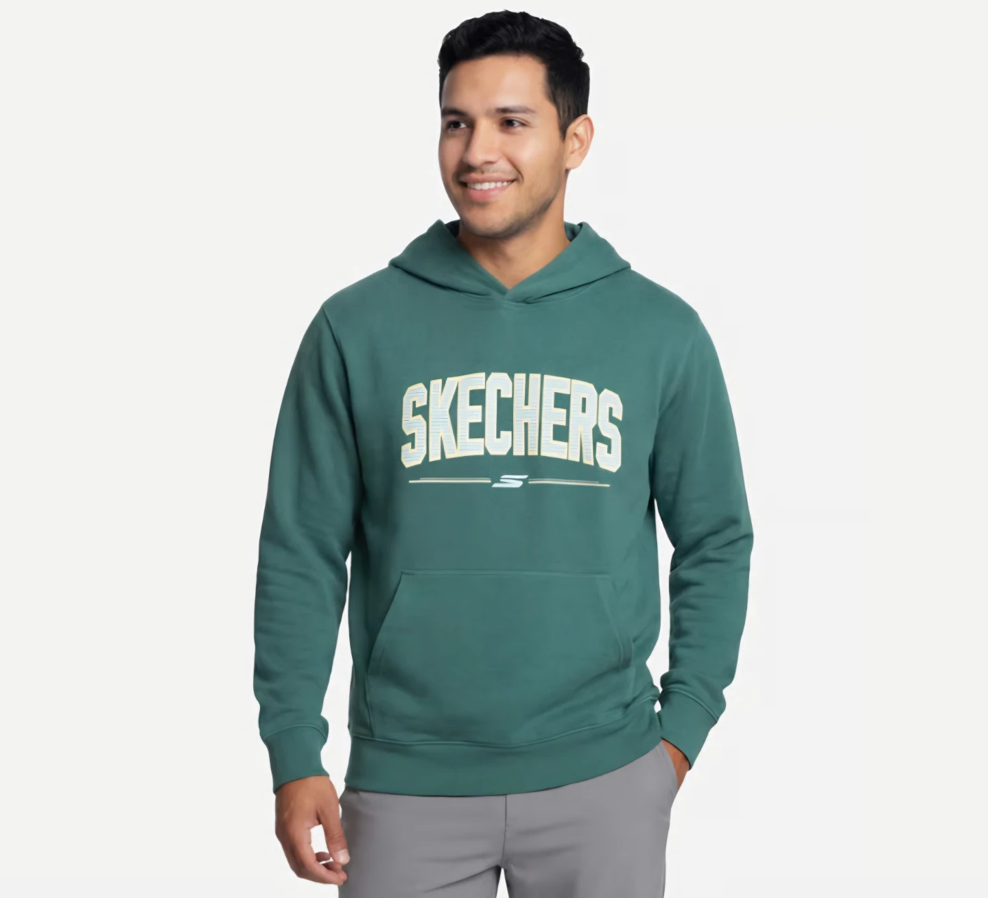 Hoodie (Large) Skechers Green w/ Logo - photo 2