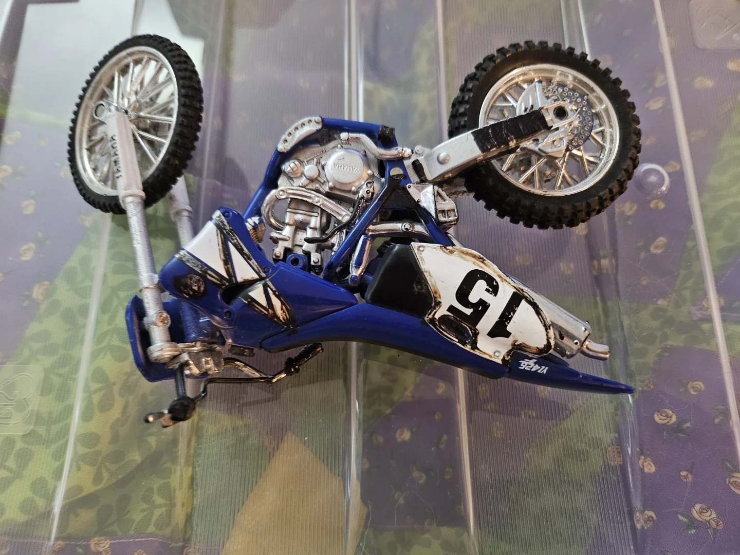 Yamaha Diecast Dirt Bike Toy - Number 15 - photo 2