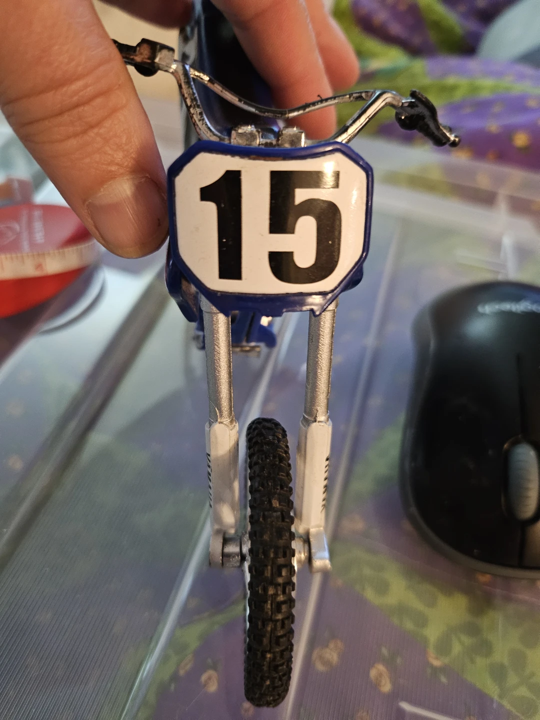 Yamaha Diecast Dirt Bike Toy - Number 15 - photo 3