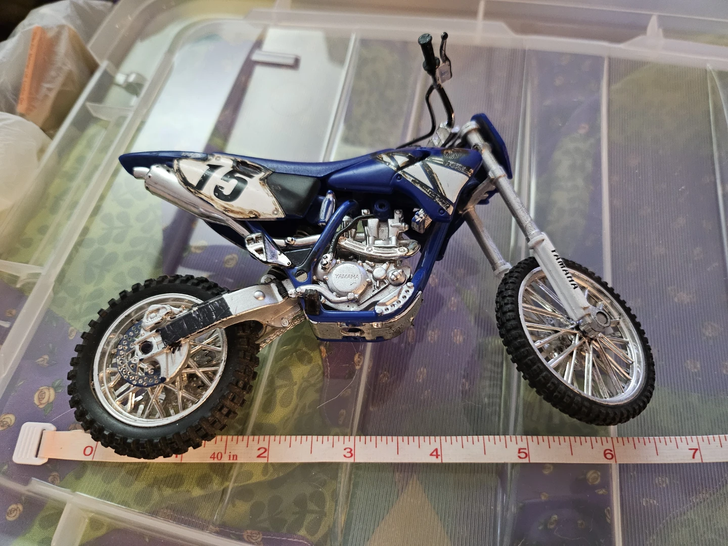 Yamaha Diecast Dirt Bike Toy - Number 15 - photo 4