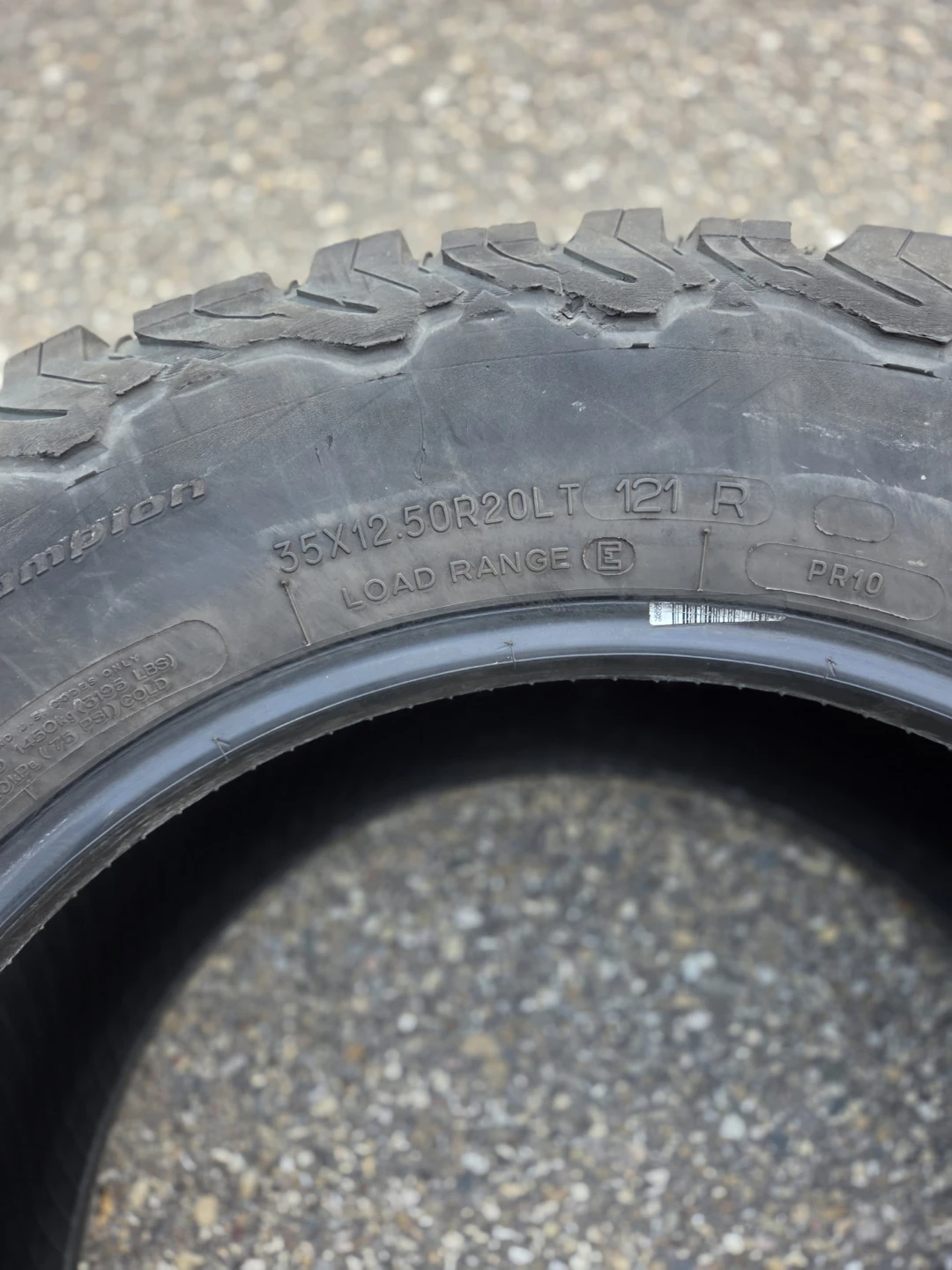 BFGoodrich All-Terrain T/A KO2 Tires (2) 35x12.50R20LT - photo 5