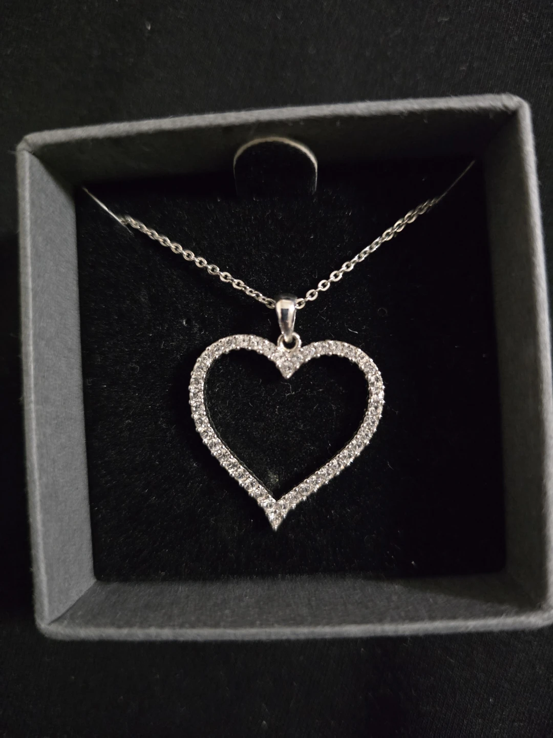 swarovski Heart Pendant Necklace