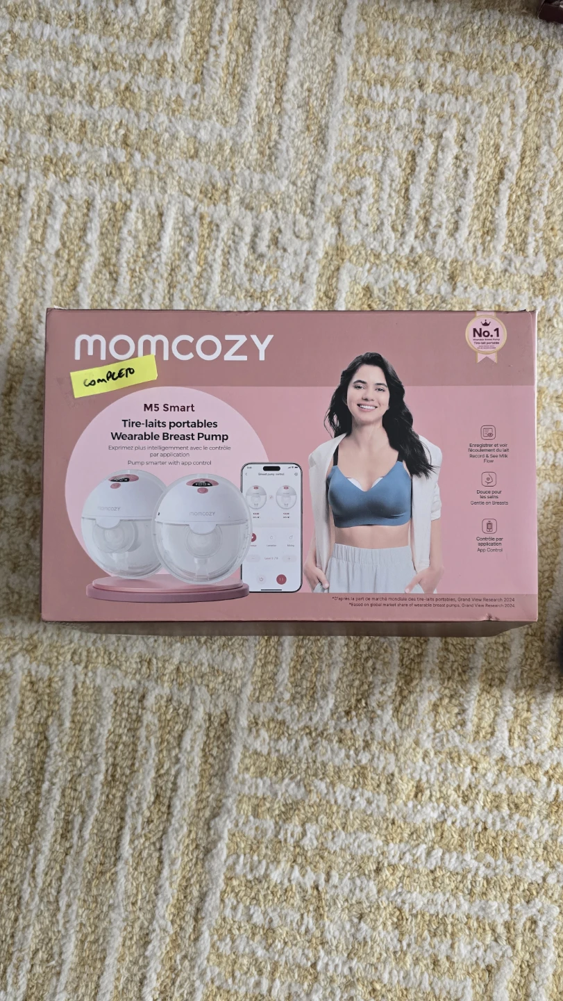 Momcozy M5 Smart Wearable Breast Pump