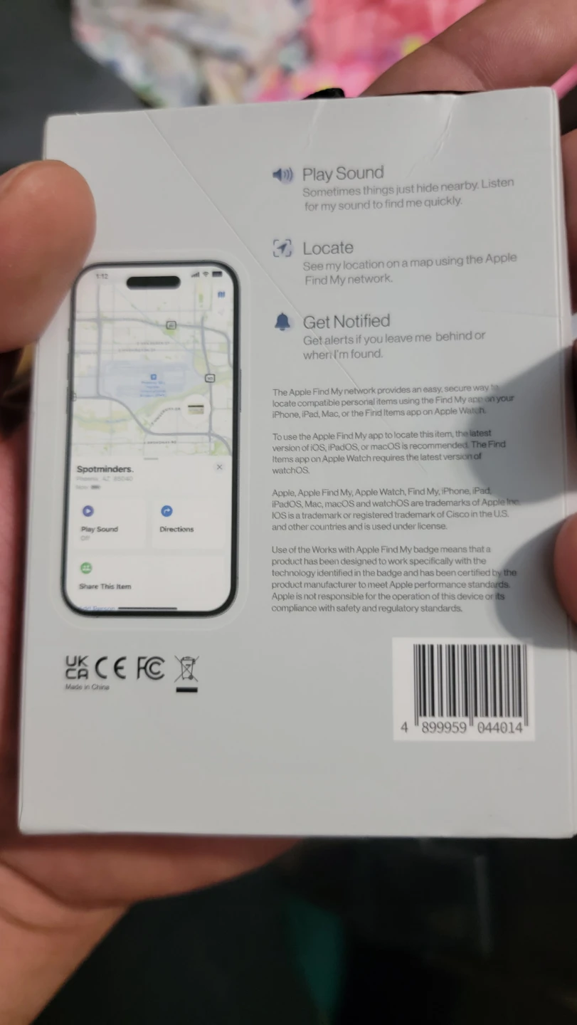 SpotMinders Tracking Card - Works with Apple Find My - photo 2