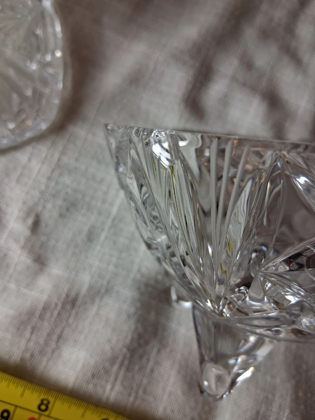 Bohemian Crystal Candy Dish with Lid - photo 4