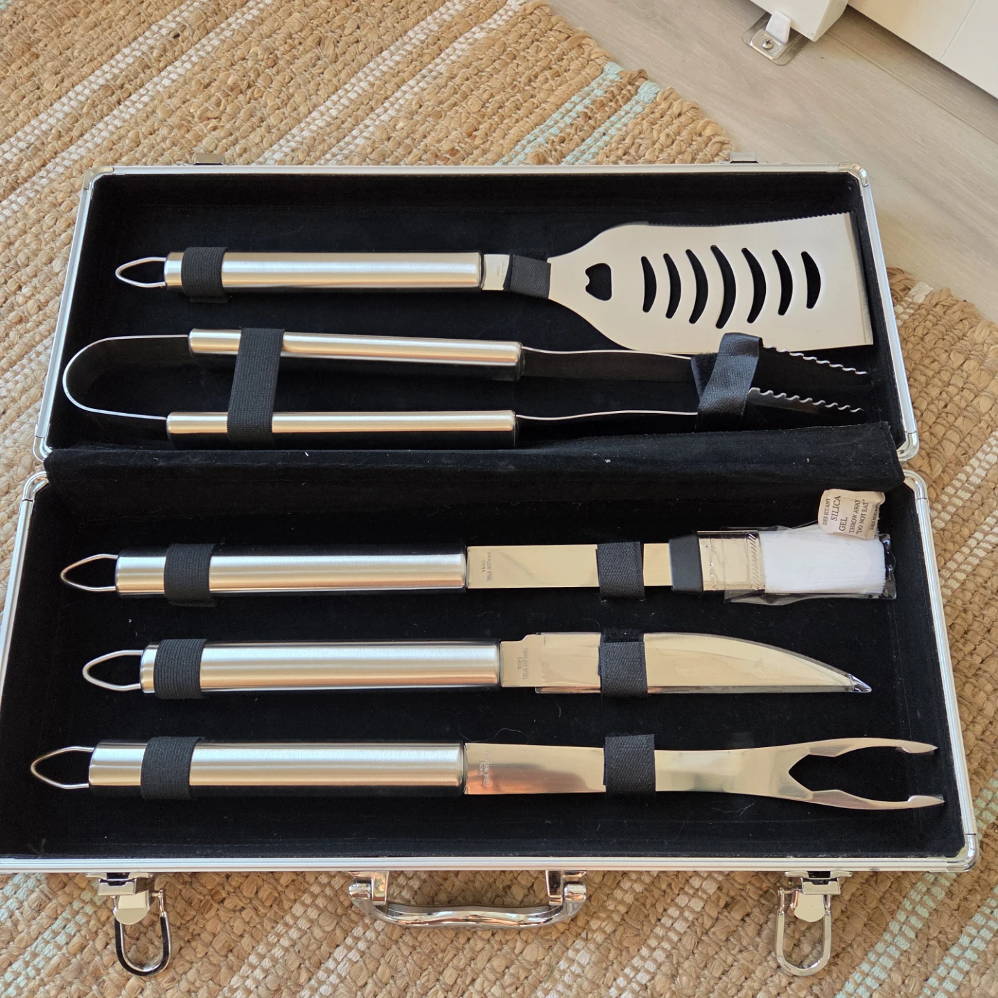 Barbecue Tool Set with Case