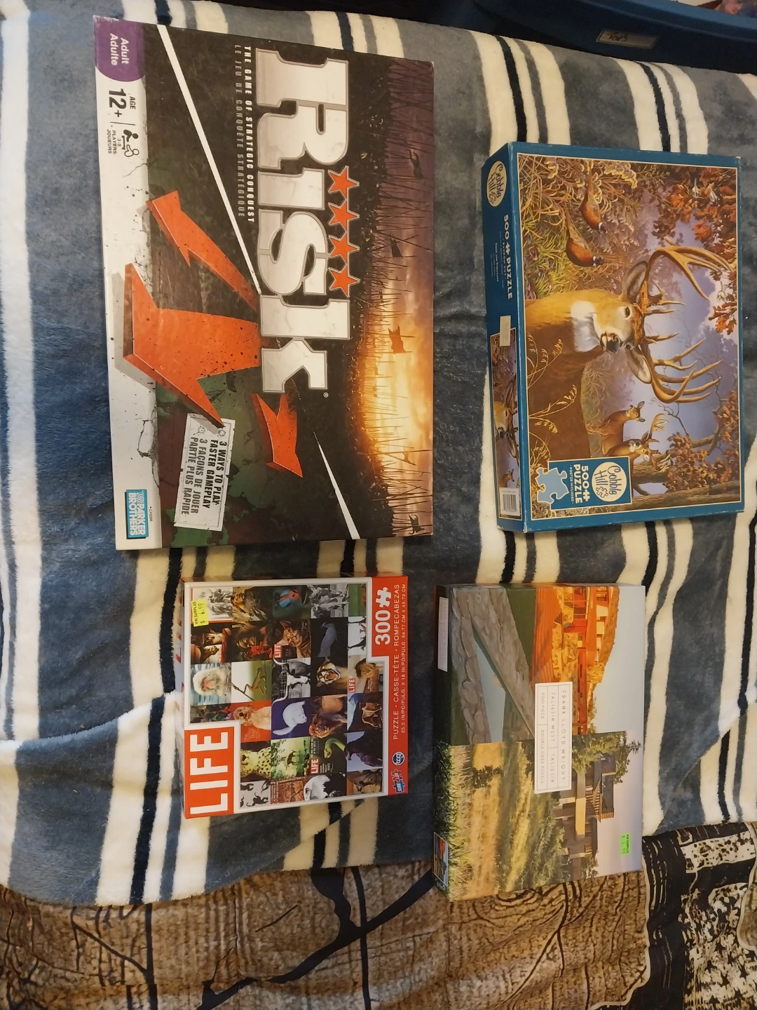 Risk Board Game and puzzles
