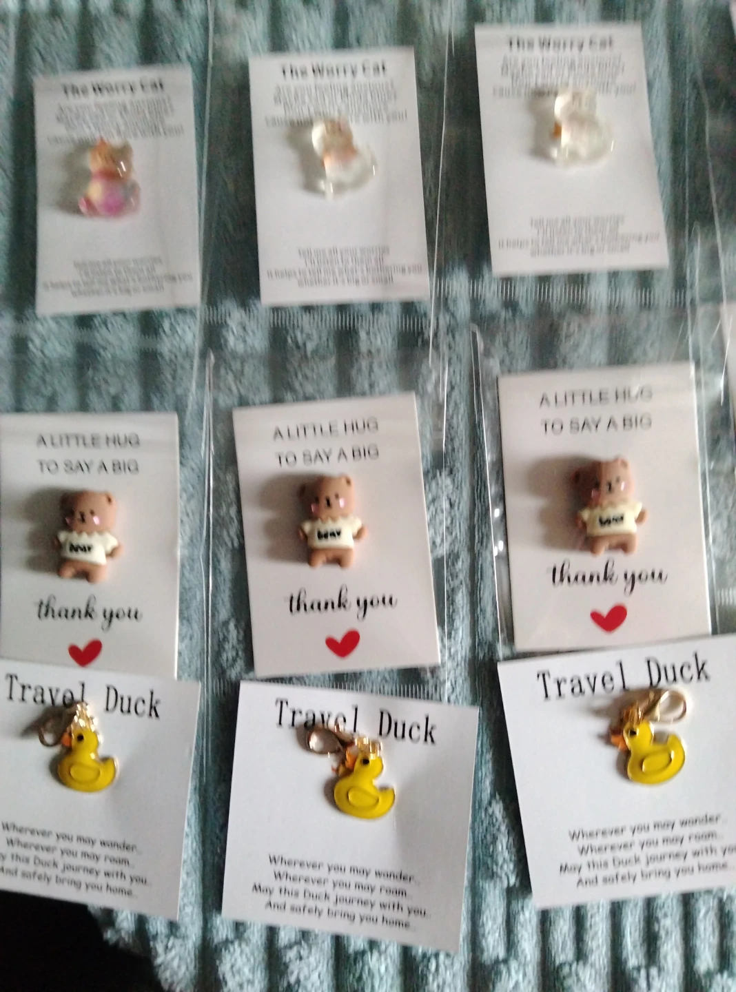 The Worry Cat / Travel Duck / Little Hug Bear Charms - photo 2