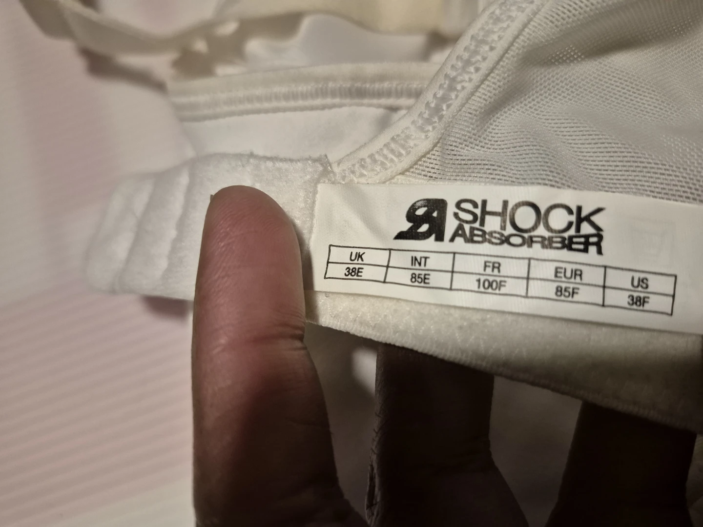 Shock Absorber White Sports Bra 38F - photo 4
