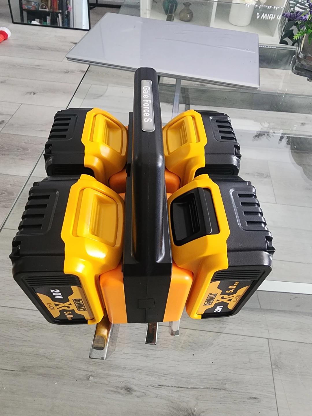 DeWalt 20V Max XR 5.0Ah Battery Set with GaleForce S Holder