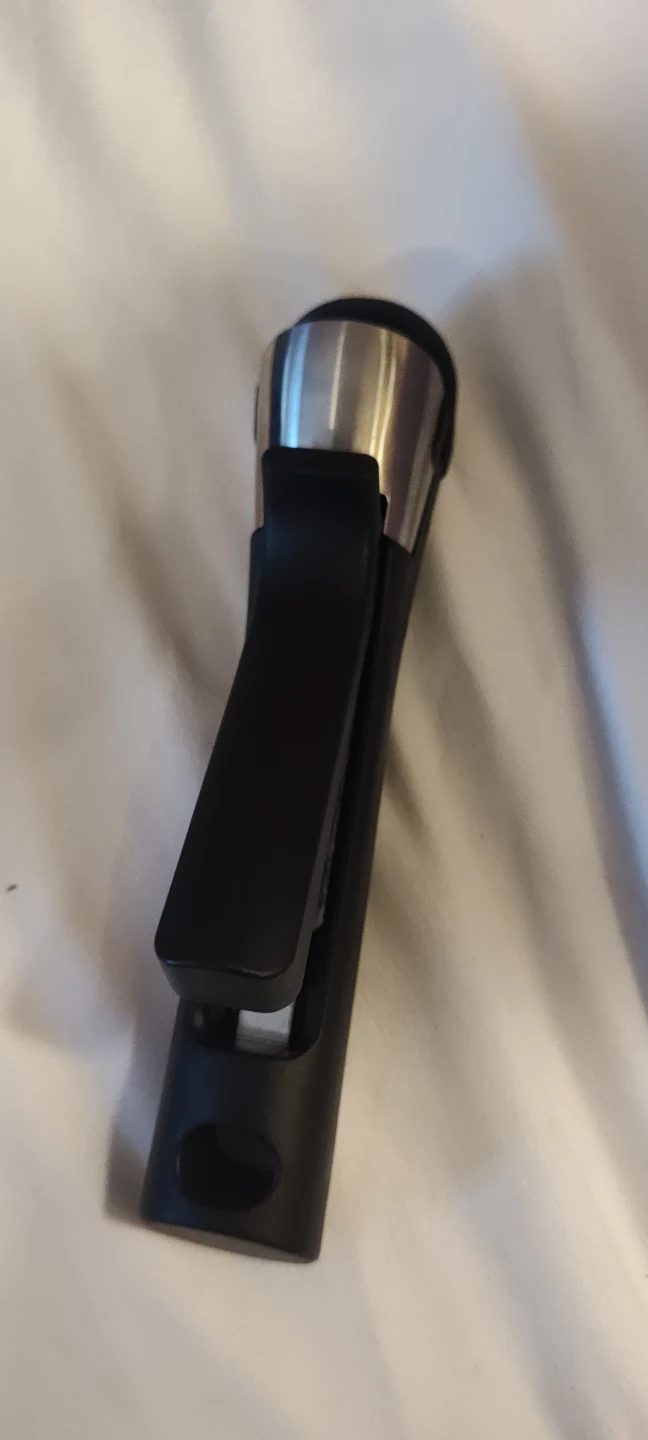 Black Pot Handle with Stainless Steel Clamp - photo 4