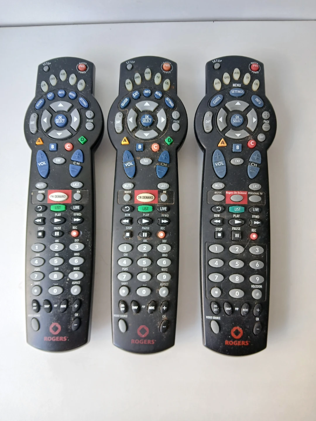3 Rogers Remote Control available. $10. EACH FIRM.  Location ⬇️