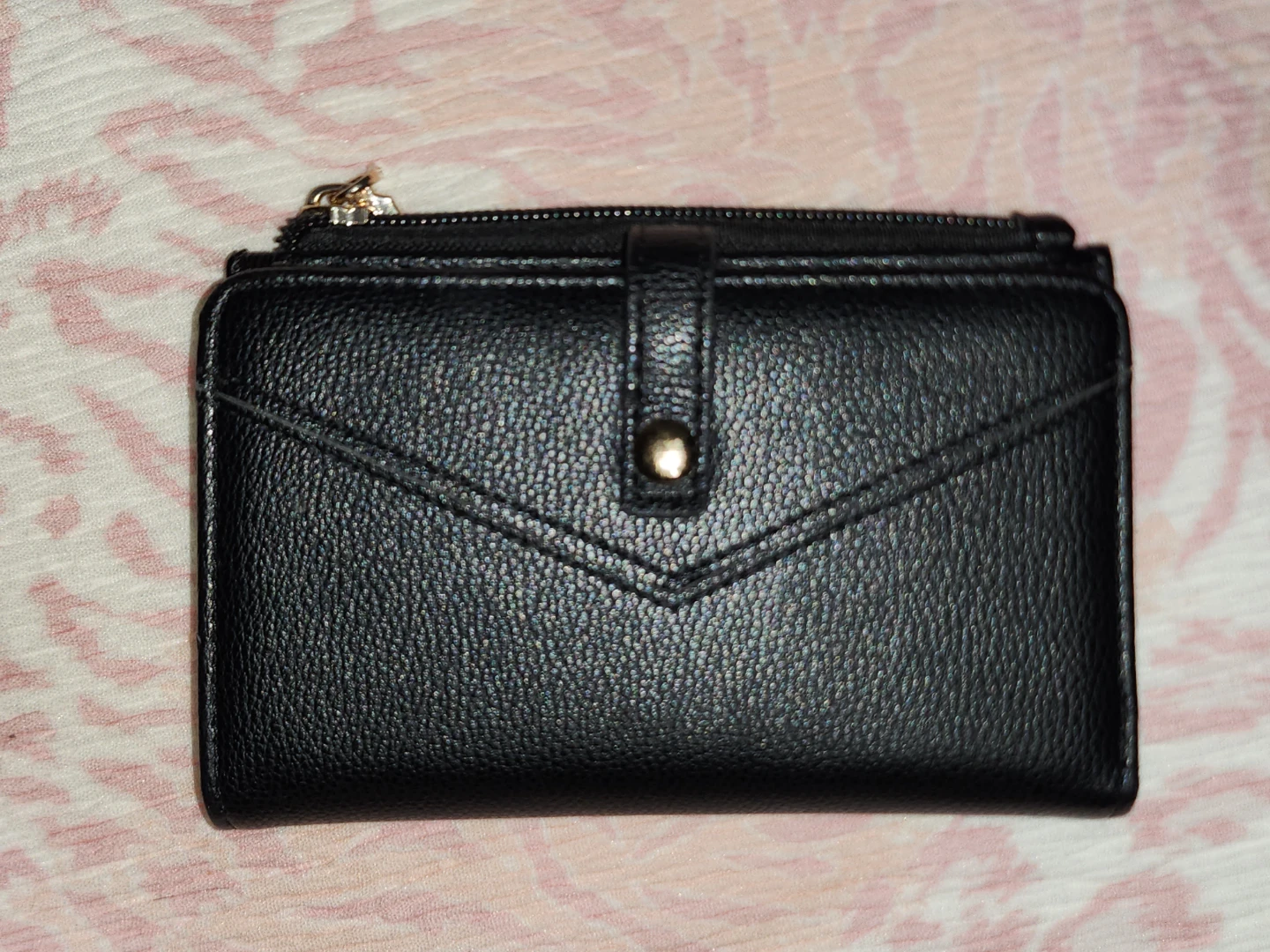 Black Faux Leather Wallet