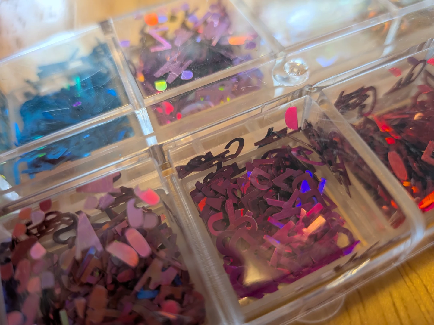 2 packs of small sparkly letters - photo 2