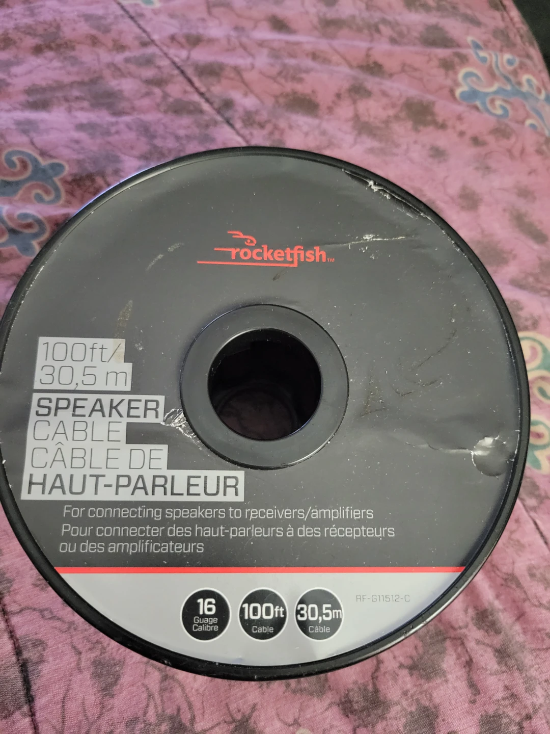 Rocketfish 100ft Speaker Cable