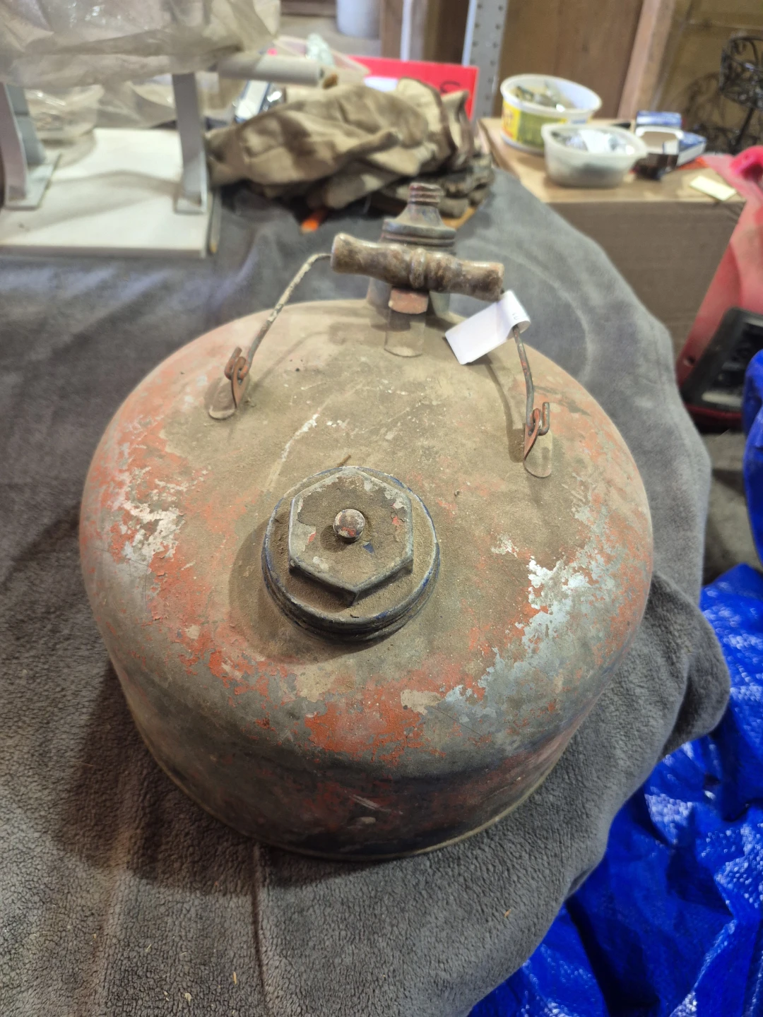 Vintage Metal Fuel Can