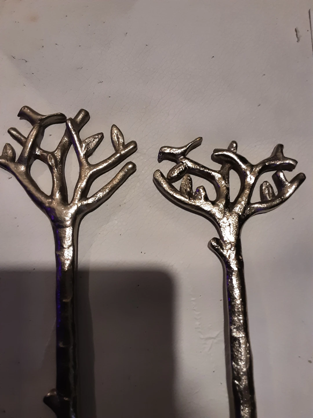 Tree design salad server set - photo 4