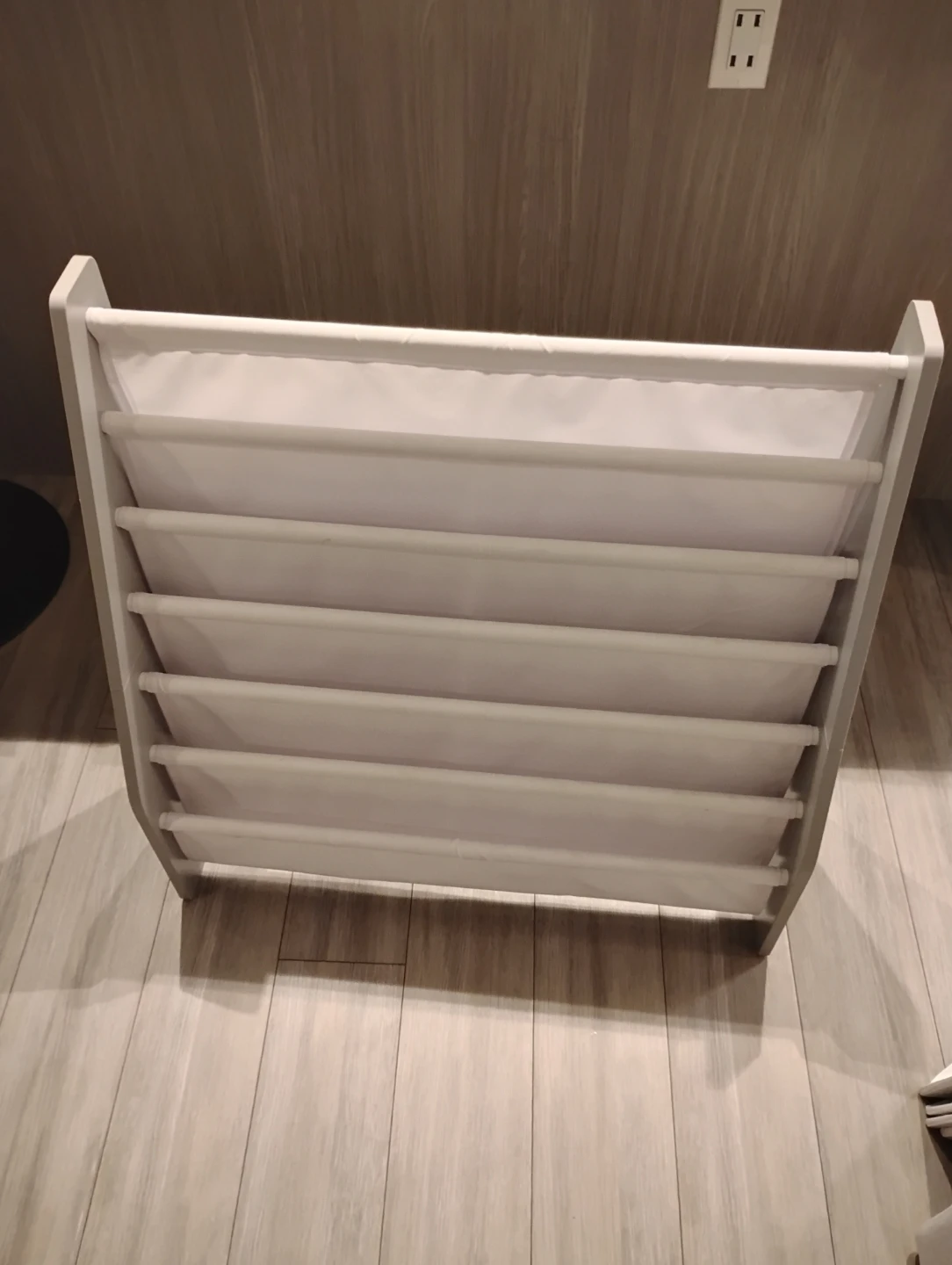 Grey Fabric Magazine Rack - photo 2
