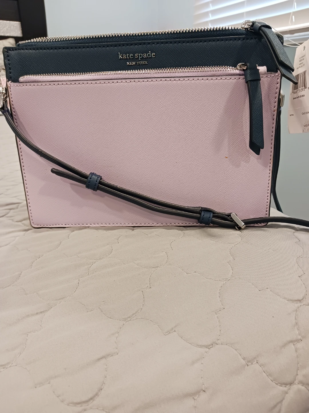 Kate Spade New York Crossbody Bag Pink/Teal Leather - photo 4