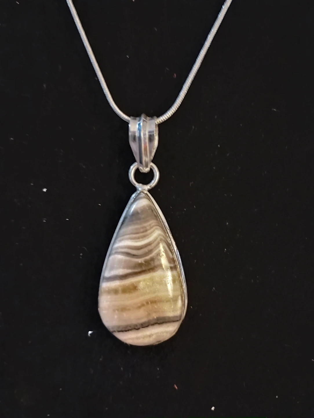 Sterling Silver Opalite  Necklace