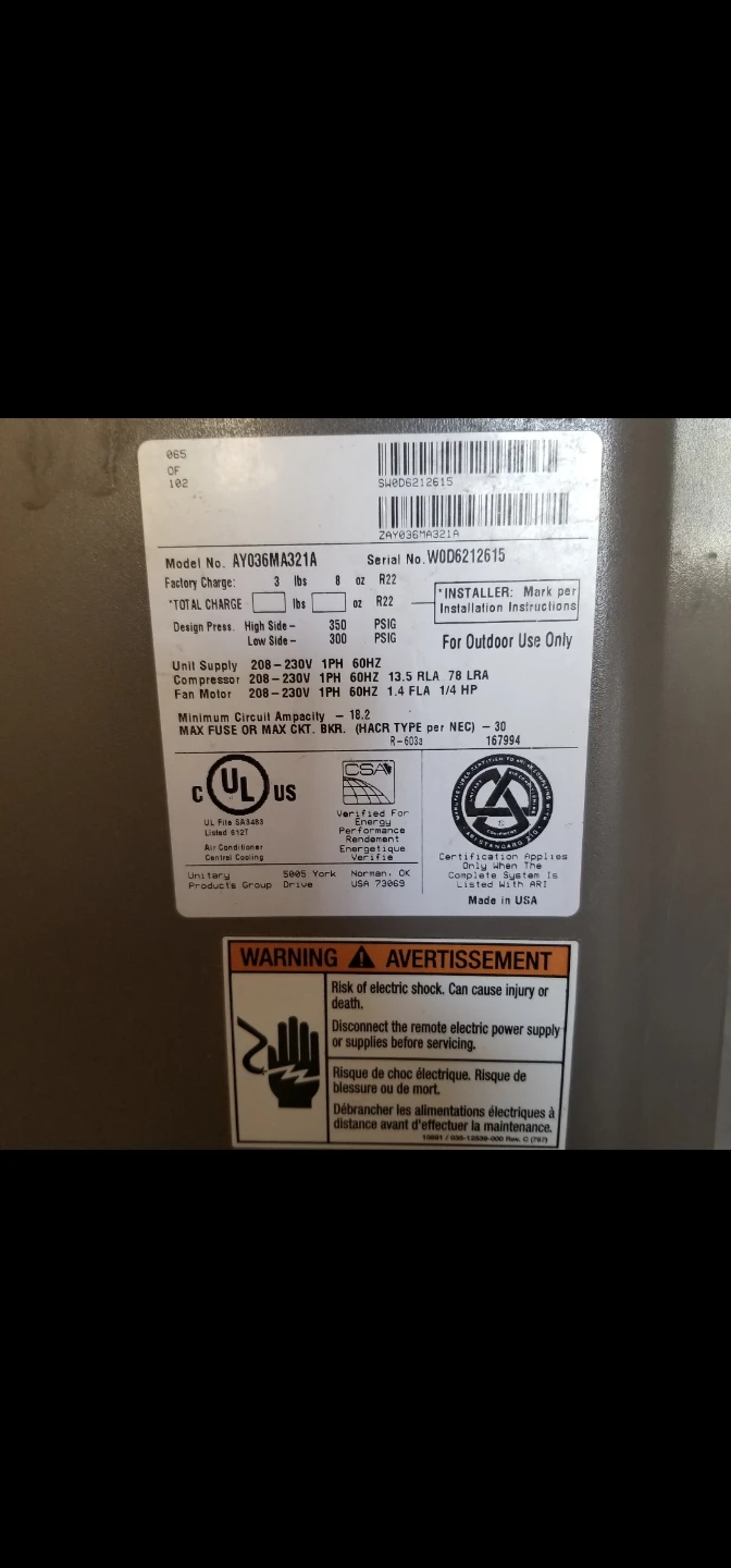 Trane Air Conditioner Unit - photo 2