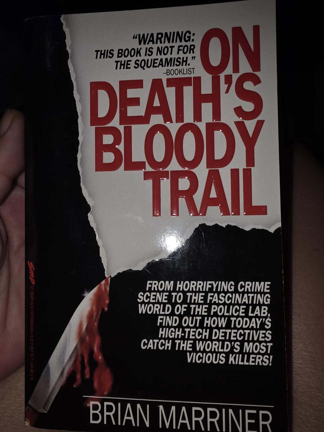 On Death's Bloody Trail by Brian Marriner True Crime Book