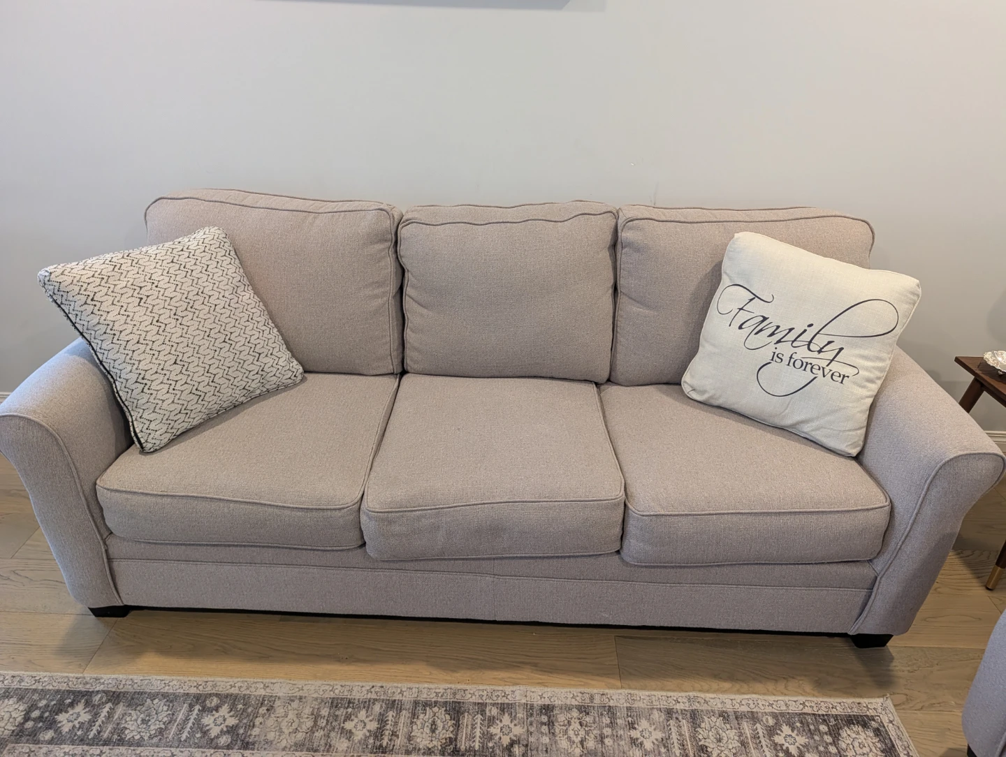 Pair of Charcoal Grey Sofas - photo 2