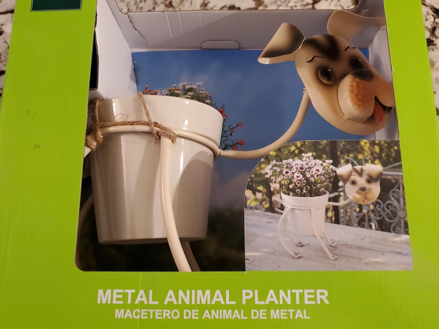 GardenLine Metal Animal Planter - Dog - photo 2