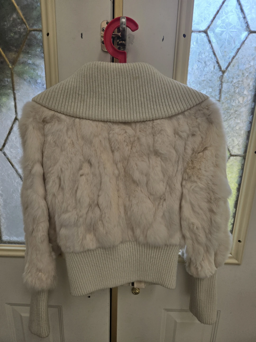 Bebe Rabbit Fur Bomber Jacket XS - photo 2