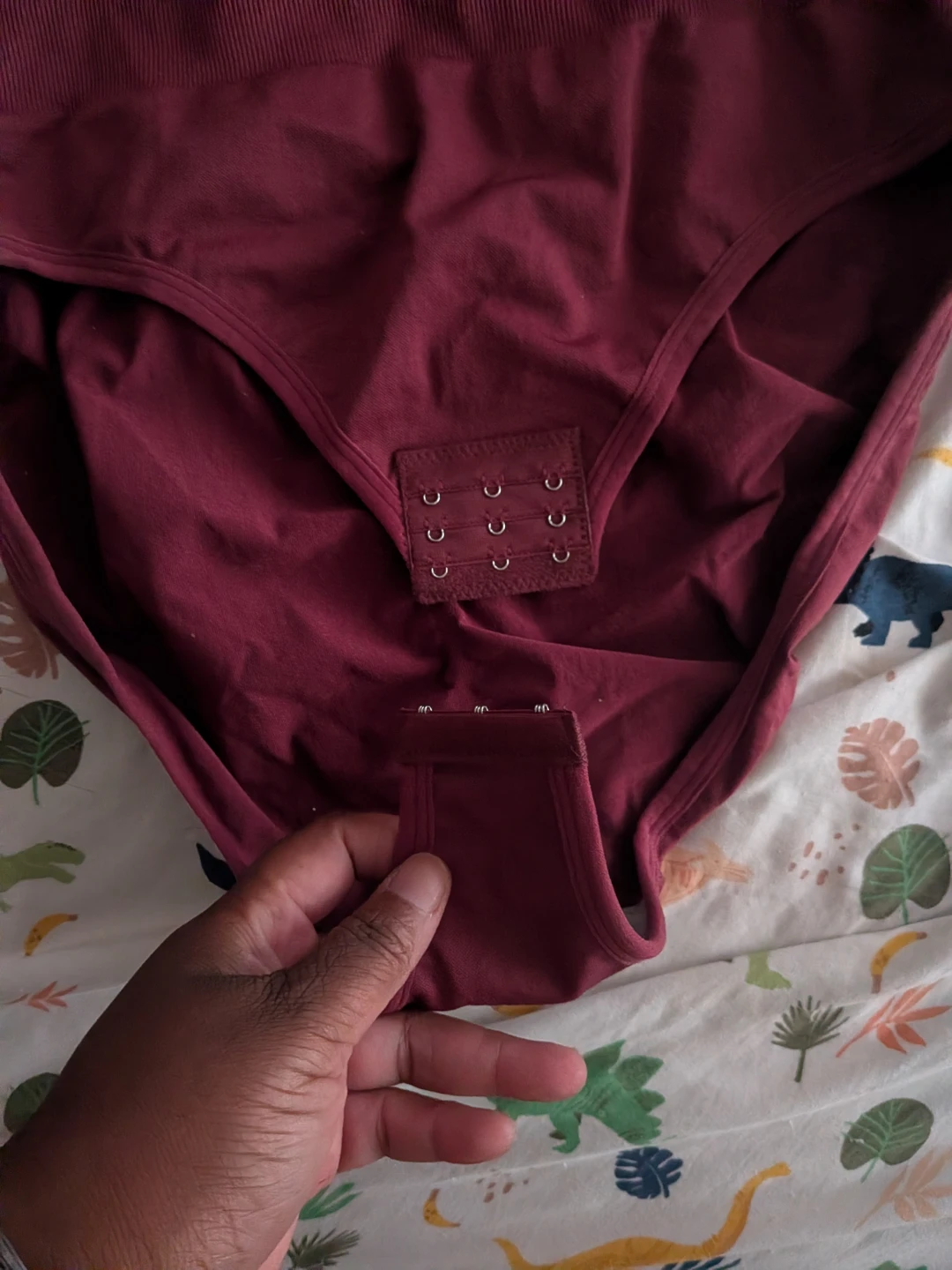 Shapewear Bodysuit Burgundy - photo 2