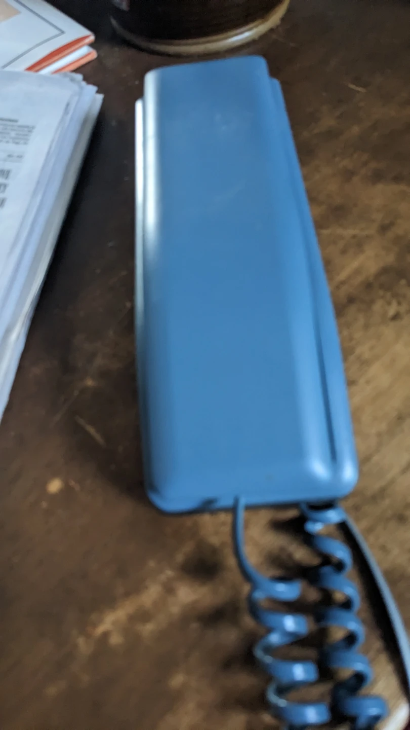 Vintage Blue Dial Telephone - photo 2