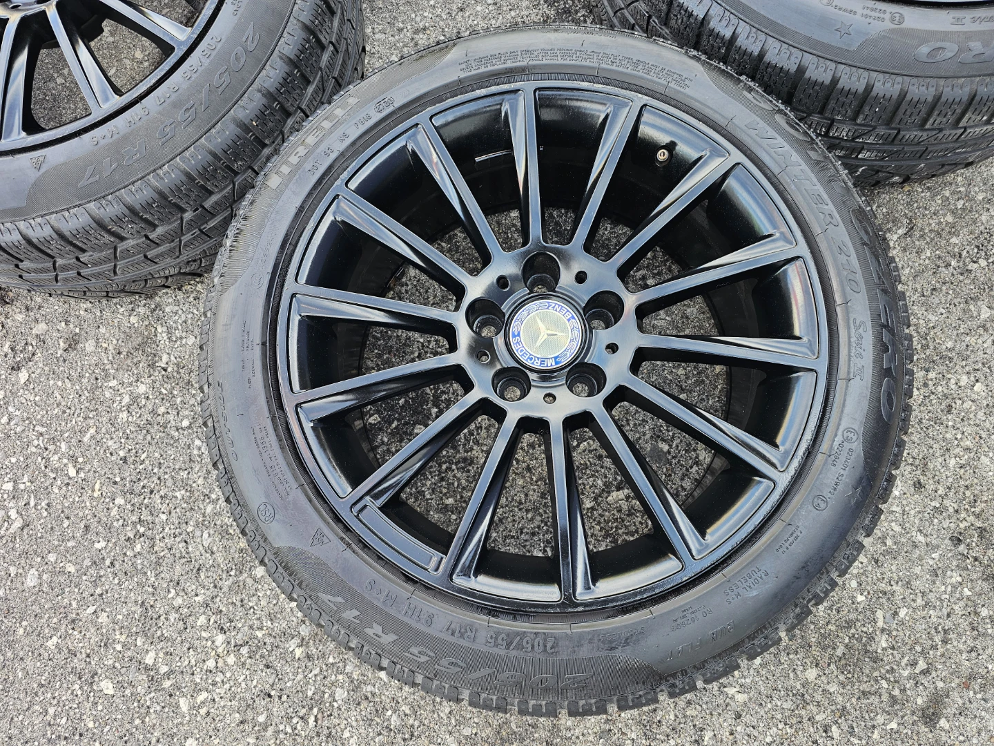 MERCEDES BENZ A-CLASS, B-CLASS WINTER TIRES ON RIMS - photo 2