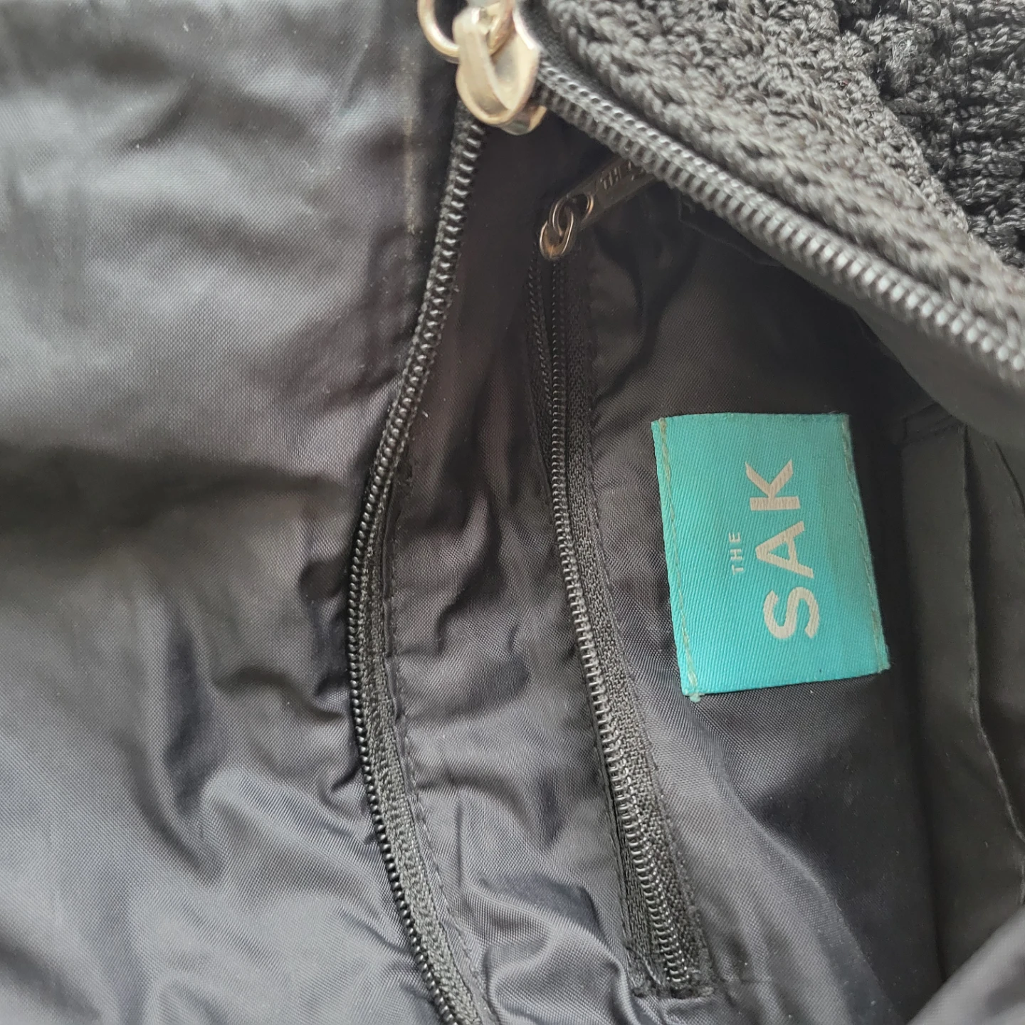 The Sak Black Crochet Shoulder Bag - photo 3