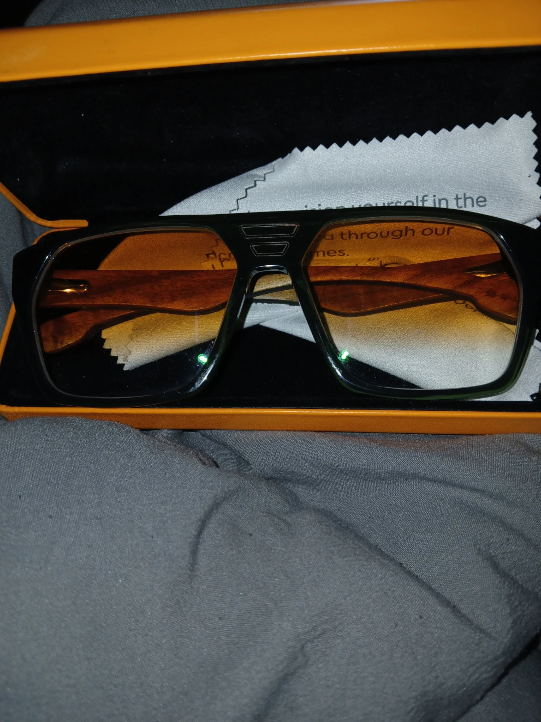 Böhten Sunglasses with Orange Gradient Lenses - photo 3