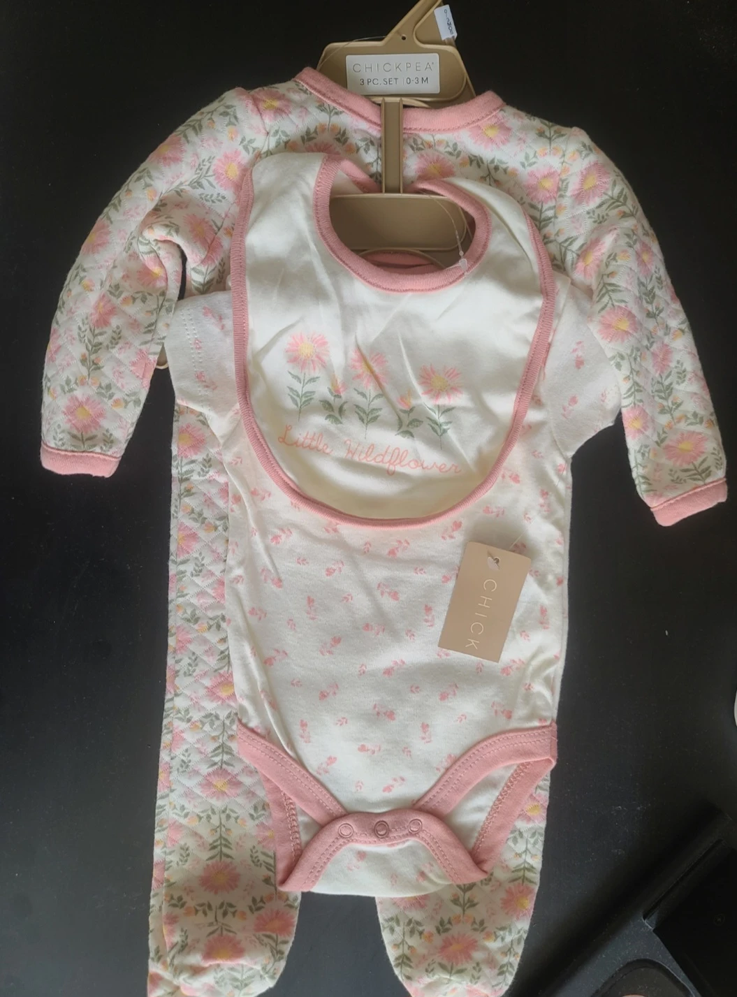 Baby Girl 3 Piece Outfit Set