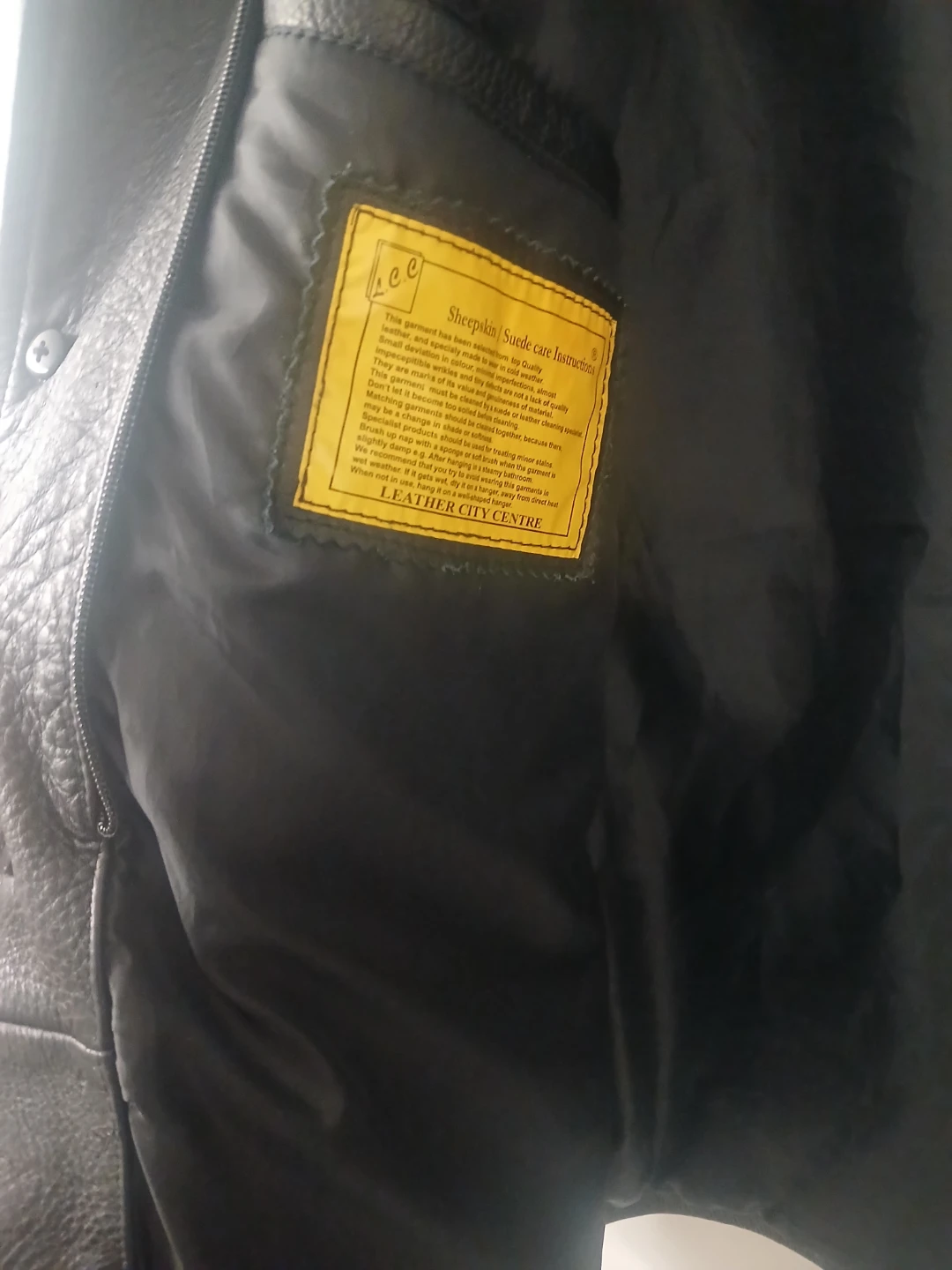 Genuine leather coat  L - photo 3