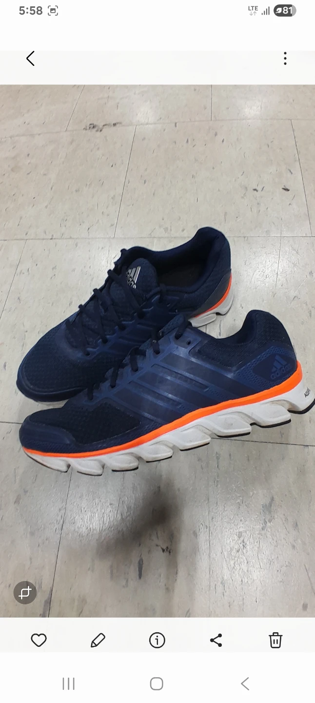 Adidas Running Shoes Used Like New Men's Size 10