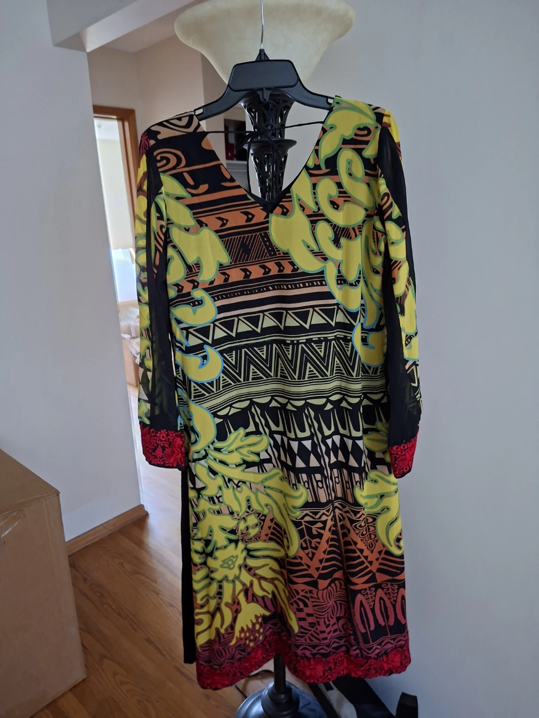 Women's Beaded Black Dress - photo 2
