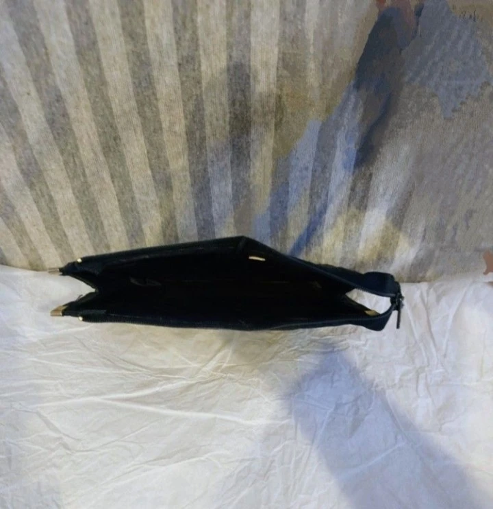 Vintage Pan-Am Quilted Blue Small Toiletry Bag - photo 3