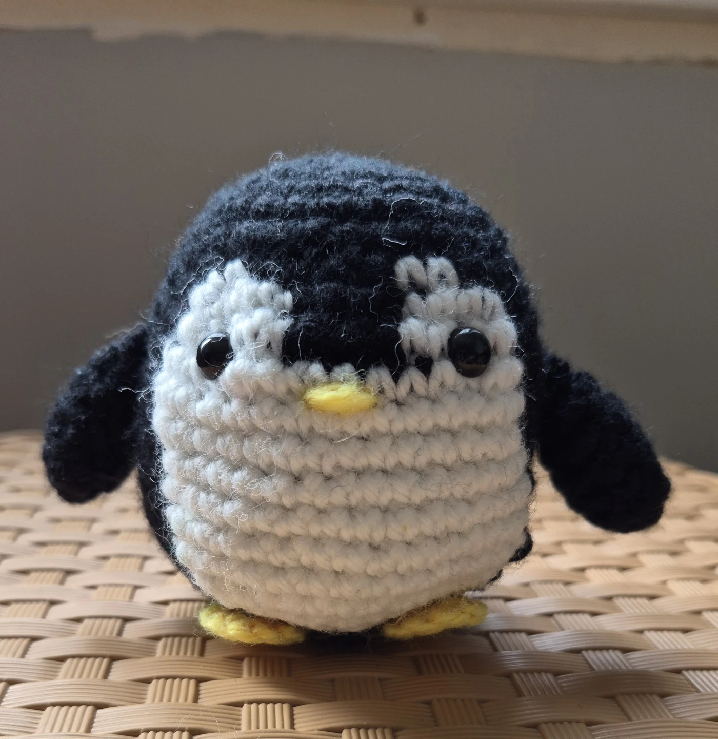 Handmade Crochet Penguin Plush Toy - photo 2