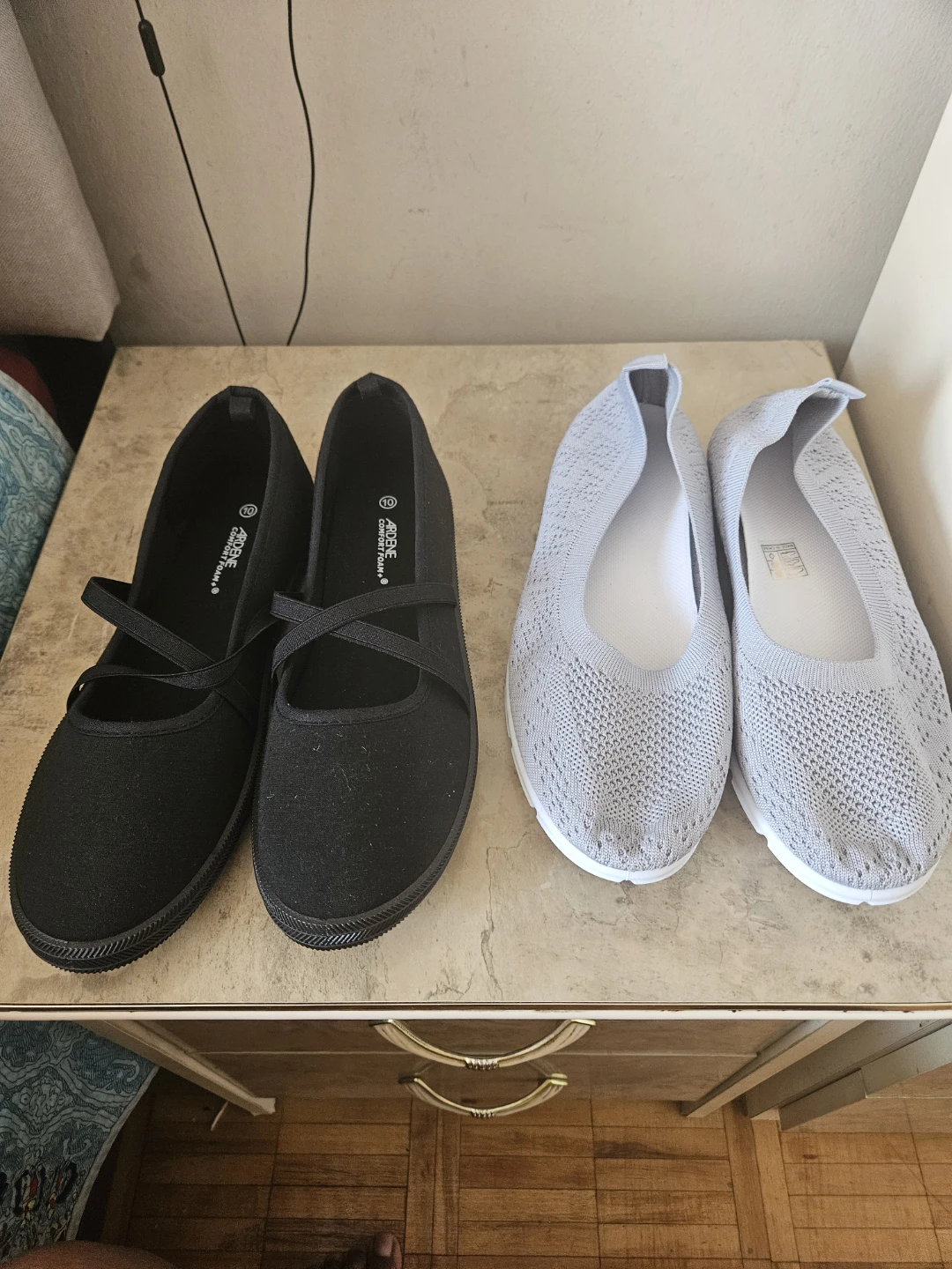 Aussie Comfort Ballet Flats - Black & Grey Combo - photo 3