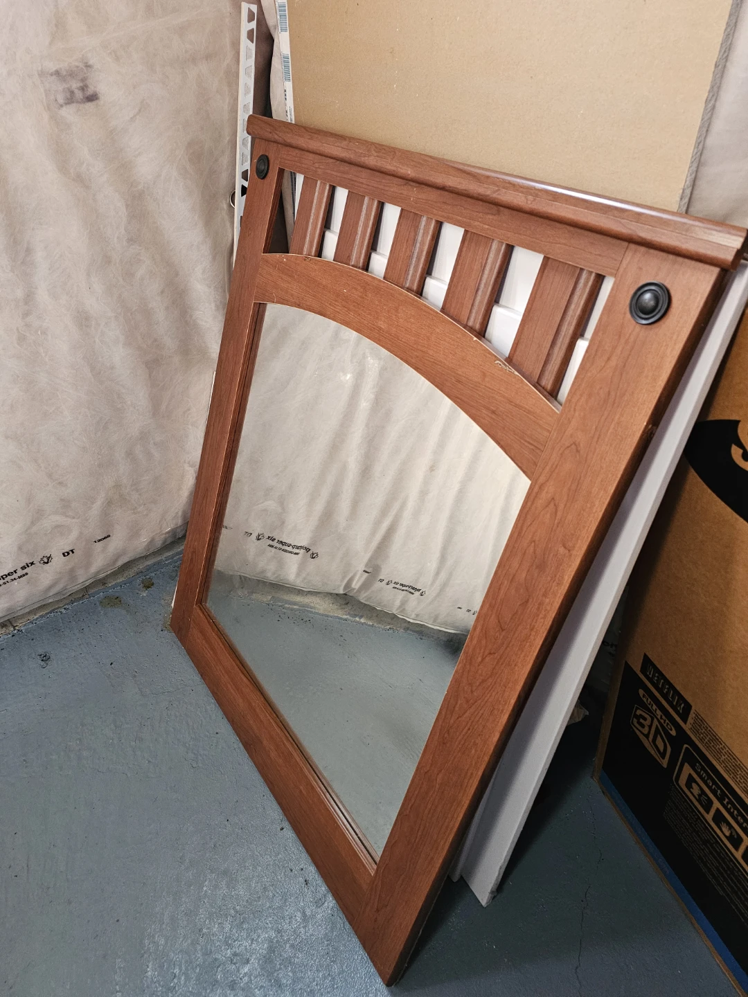 Cherry Wood Bedroom Set - Dresser, Bed Frame, Nightstand - photo 5