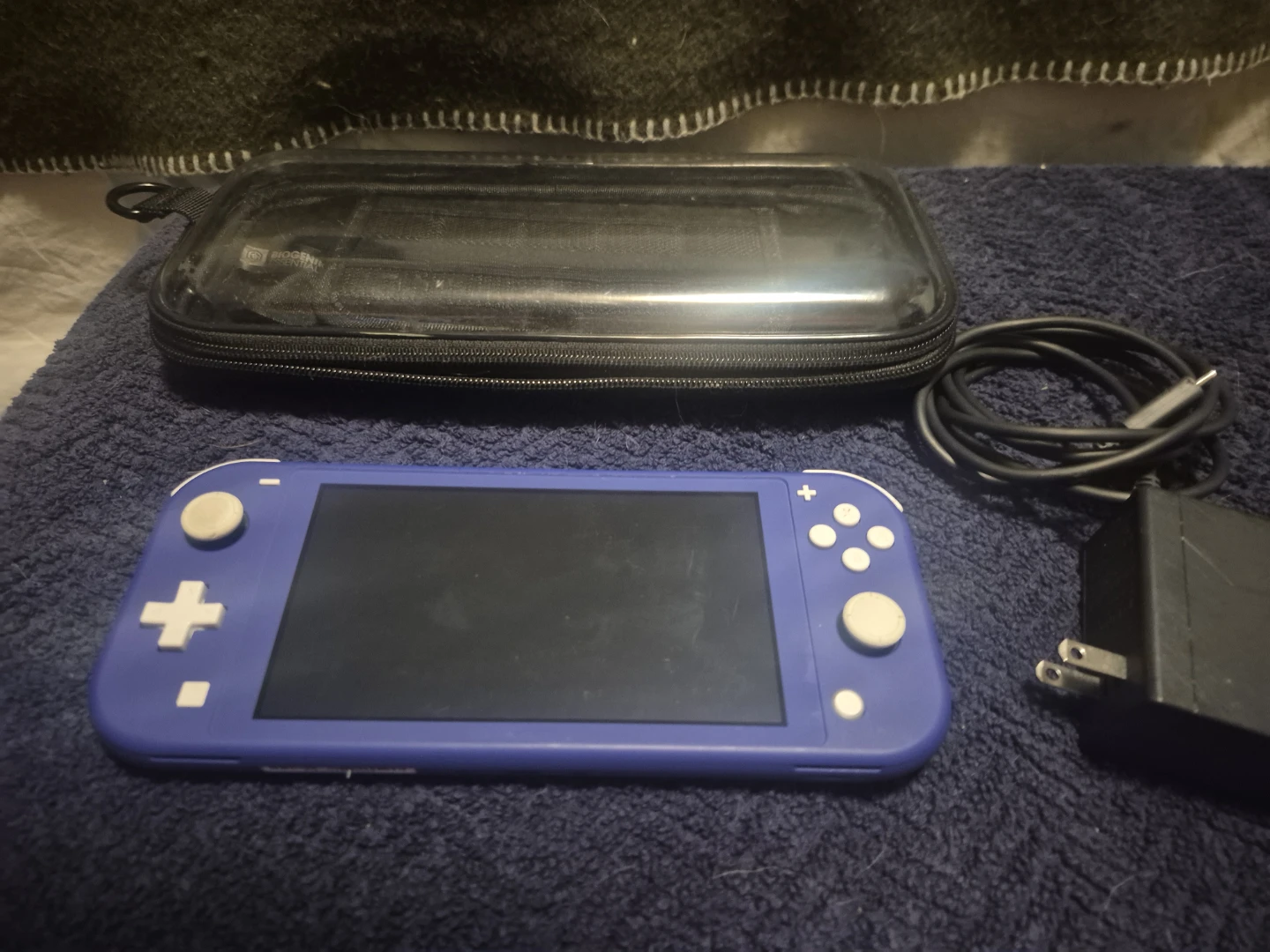 Nintendo Switch Lite Console (Blue) with Carrying Case - photo 2