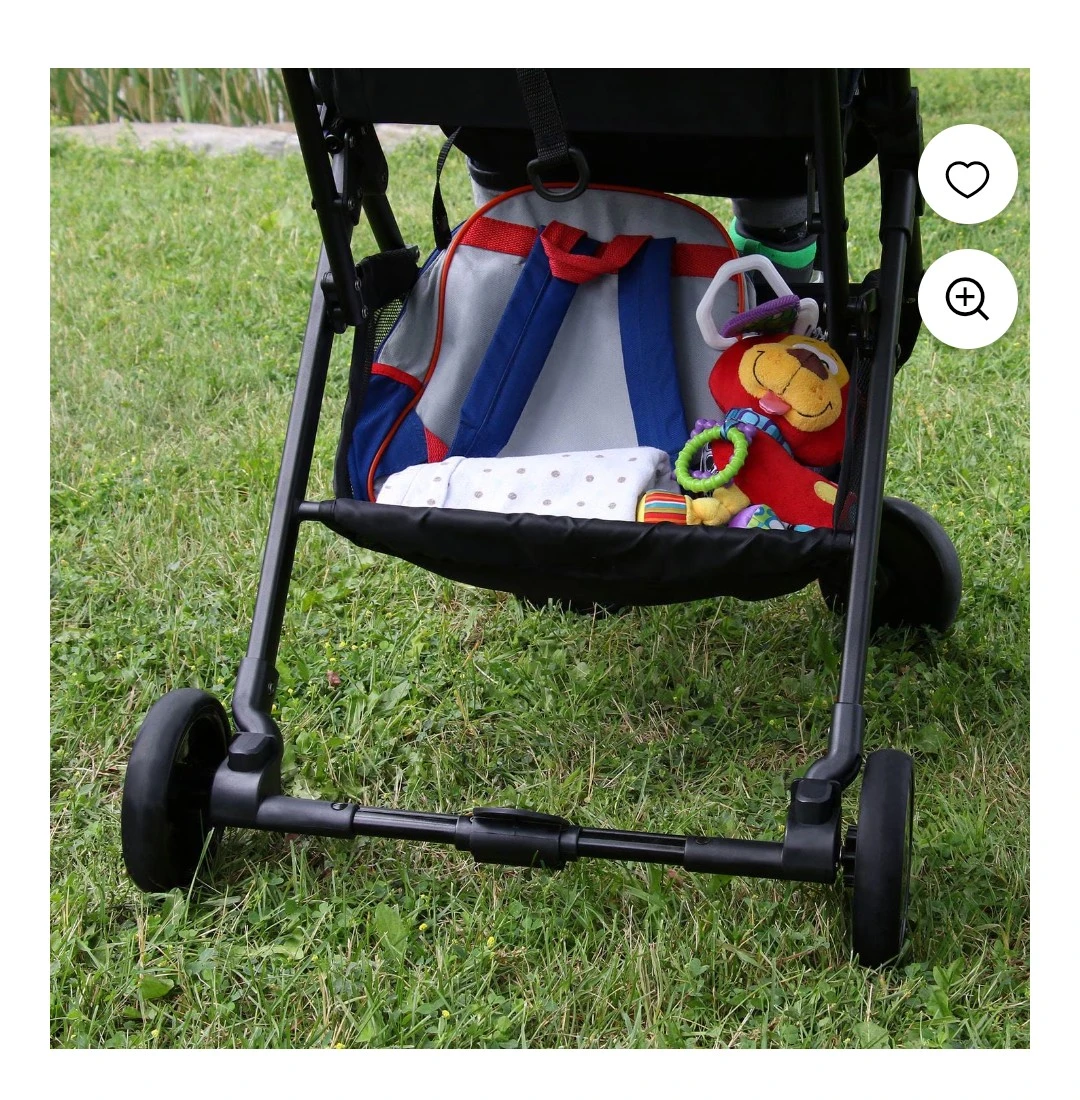 Bily Compact Easy-Fold Stroller - Heathered Grey - photo 5