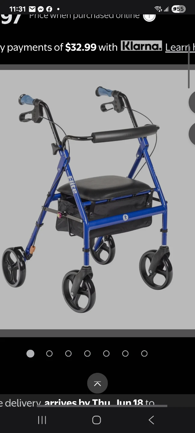 Hugo elite walker rollator brand new