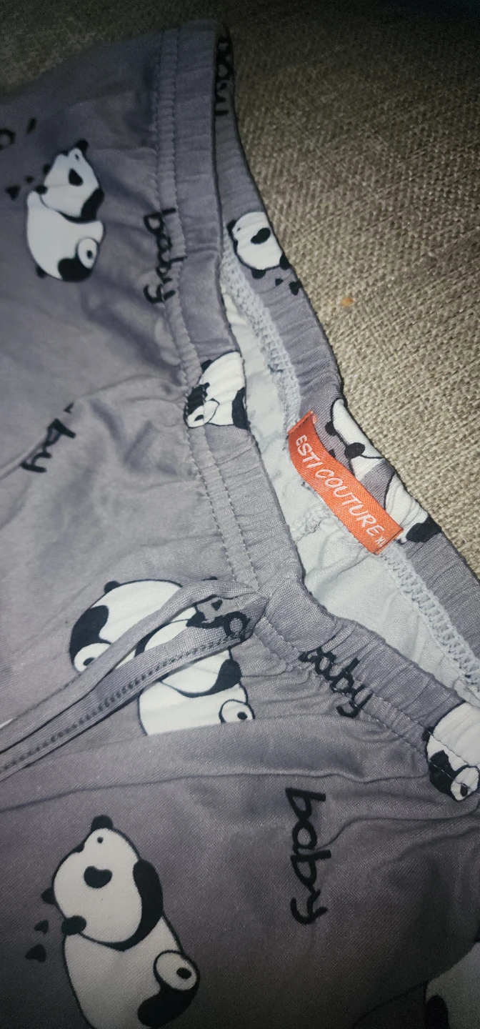 Panda Pajama capri cut Pants - photo 3