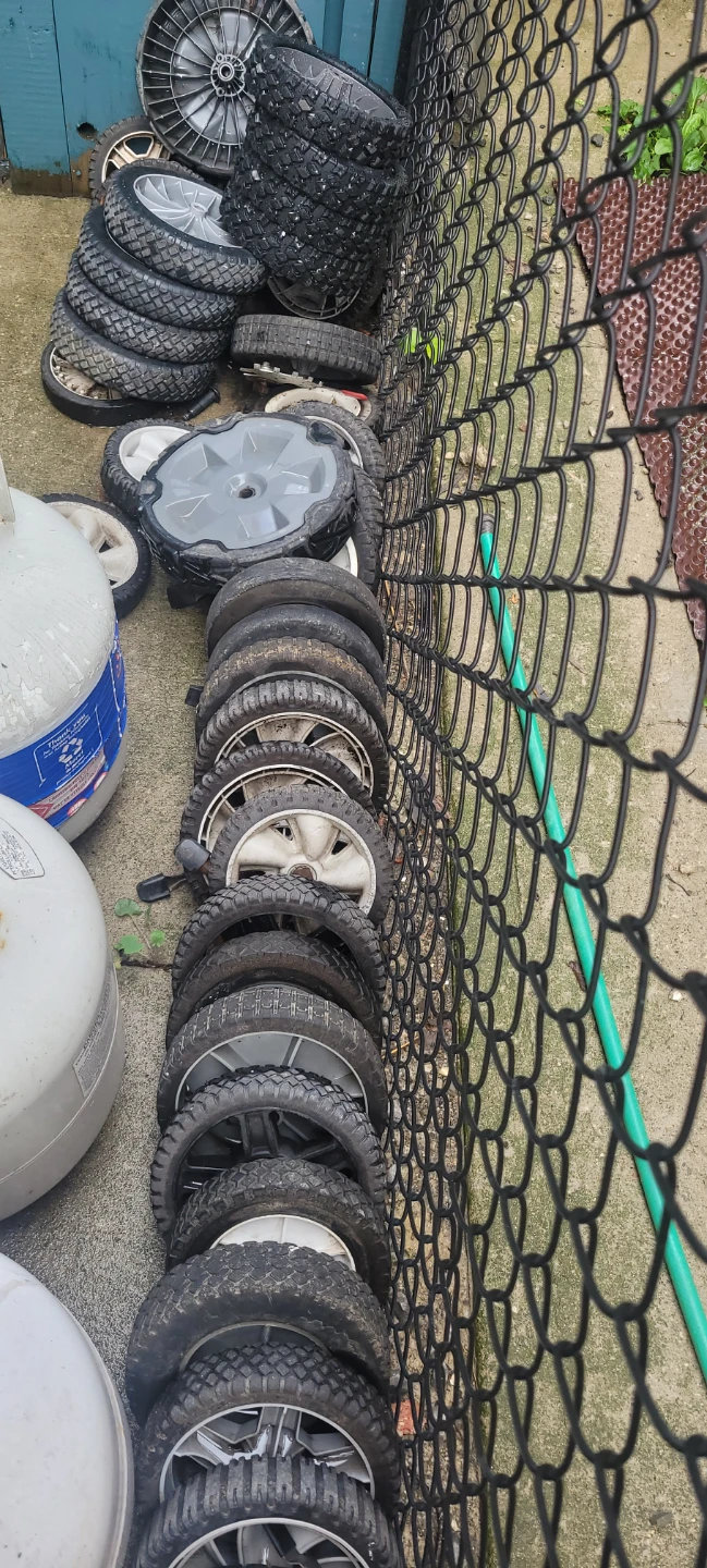 Assorted Lawn Mower Wheels