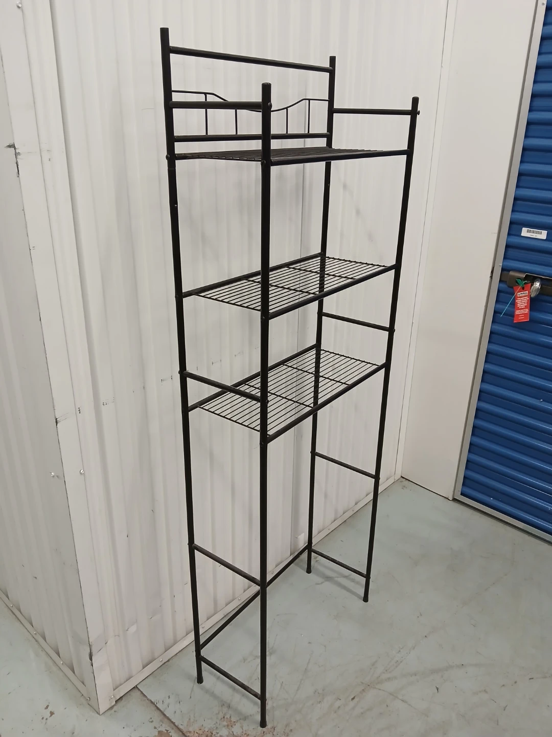 Metal 3-Tier Over-the-Toilet Shelf Rack 5'7"×25"×10" - photo 5