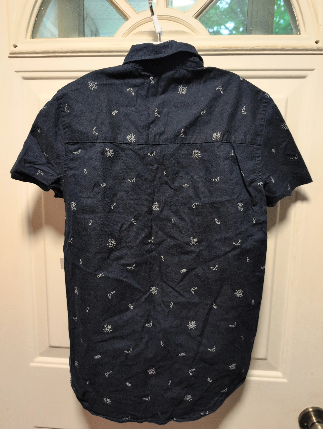 Blumind short sleeve button down shirt size 12 - photo 3